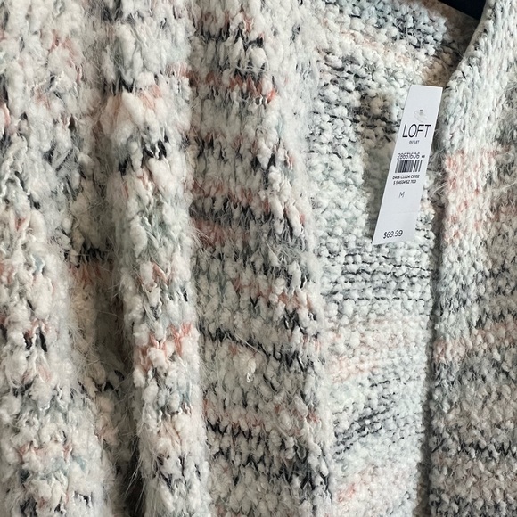 NWT LOFT Outlet Fuzzy Coatigan - Picture 4 of 4